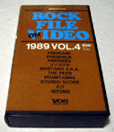 ROCK FILE ON VIDEO `1989 VOL.4
